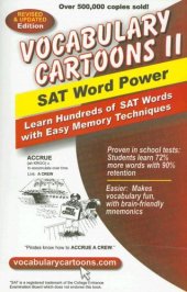 book Vocabulary Cartoons II: SAT Word Power