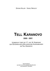 book Tell Karanovo 2000-2001 : Vorbericht über die 17. und 18. Kampagne der Österreichisch-Bulgarischen Ausgrabungen am Tell von Karanovo