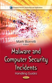 book Malware and Computer Security Incidents: Handling Guides