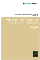 book Advances in Industrial and Labor Relations