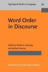 book Word Order in Discourse