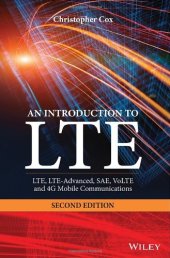 book An Introduction to LTE: LTE, LTE-Advanced, SAE, VoLTE and 4G Mobile Communications