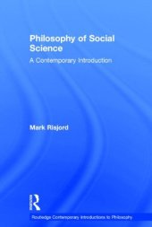 book Philosophy of Social Science: A Contemporary Introduction