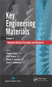 book Key Engineering Materials, Volume 2: Interdisciplinary Concepts and Research