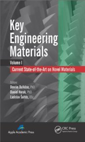 book Key Engineering Materials, Volume 1: Current State-of-the-Art on Novel Materials