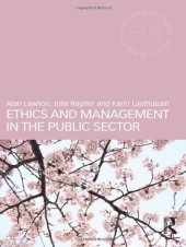 book Ethics and Management in the Public Sector