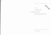 book The Logic of Social Research