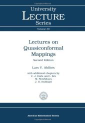 book Lectures on Quasiconformal Mappings