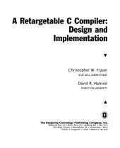 book A Retargetable C Compiler Design and Implementation