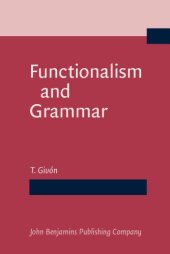 book Functionalism and Grammar