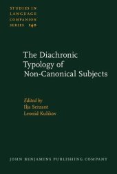 book The Diachronic Typology of Non-Canonical Subjects