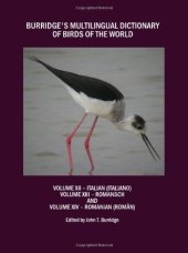 book Burridges Multilingual Dictionary of Birds of the World: Volume XII Italian