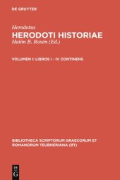 book Herodoti Historiae, Vol. I: Libros I-IV Continens