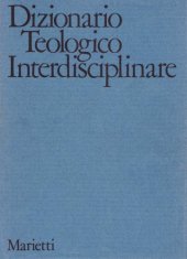 book Dizionario teologico interdisciplinare