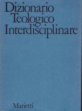 book Dizionario teologico interdisciplinare