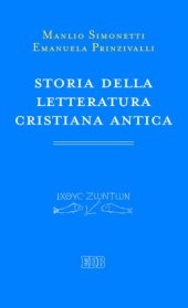 book Storia della letteratura cristiana antica