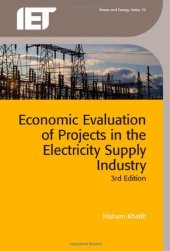 book Economic Evaluation of Projects in the Electricity Supply Industry