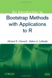 book An Introduction to Bootstrap Methods with Applications to R