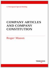 book Company Articles and Company Constitution