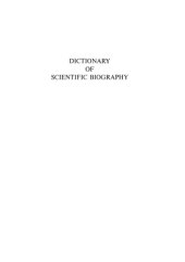 book Dictionary of Scientific Biography