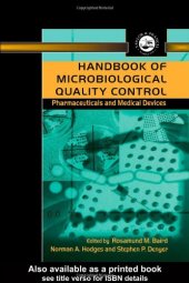 book Handbook of Microbiological Quality Control in Pharmaceuticals and Medical Devices