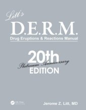 book Litt's D.E.R.M. Drug Eruptions and Reactions Manual, 20th Edition