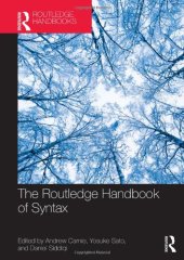 book The Routledge Handbook of Syntax