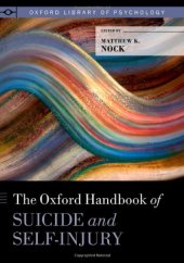 book The Oxford Handbook of Suicide and Self-Injury