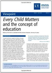 book Every Child Matters and the Concept of Education