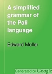 book A simplified grammar of the Pali language