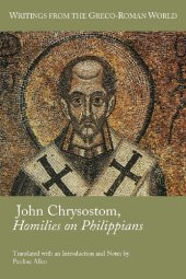 book John Chrysostom, Homilies on (Paul's Letter to the) Philippians