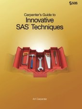 book Carpenter's Guide to Innovative SAS Techniques