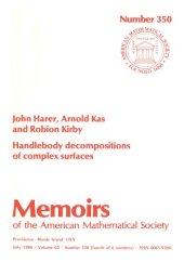 book Handlebody Decompositions of Complex Surfaces