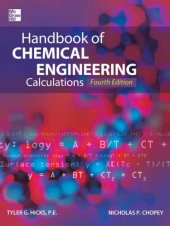 book Handbook of Chemical Engineering Calculations