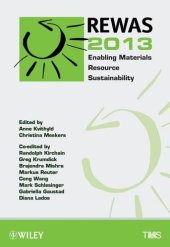 book REWAS 2013 Enabling Materials Resource Sustainability