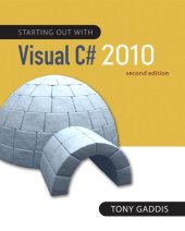 book Starting out with Visual C# 2010