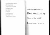 book Homosexuality: Disease or way of life?