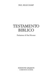 book Testamento biblico