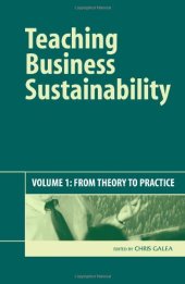 book Teaching Business Sustainability: From Theory to Practice