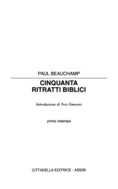 book Cinquanta ritratti biblici