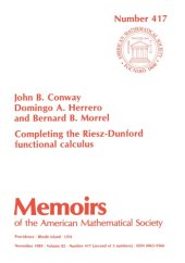 book Completing the Riesz-Dunford Functional Calculus