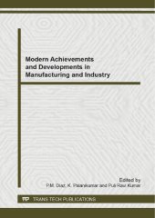 book Modern Achievements and Developments in Manufacturing and Industry