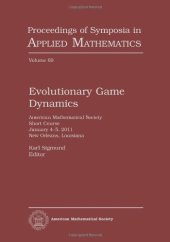 book Evolutionary Game Dynamics