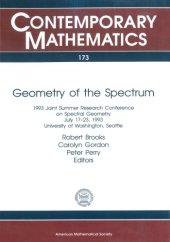 book Geometry of the Spectrum: 1993 Joint Summer Research Conference on Spectral Geometry July 17-23, 1993 University of Washington, Seattle