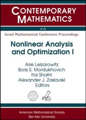 book Nonlinear Analysis and Optimization I: Nonlinear Analysis