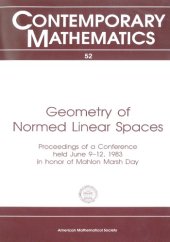 book Geometry of Normed Linear Spaces