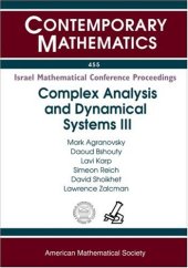 book Complex Analysis and Dynamical Systems III