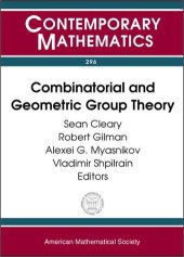 book Combinatorial and Geometric Group Theory