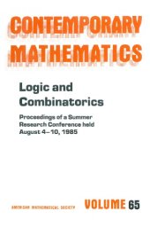 book Logic and Combinatorics: Proceedings