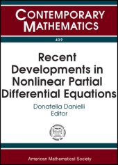 book Recent Developments in Nonlinear Partial Differential Equations